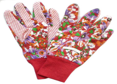 Elastic Line Design Garden Work Gloves 9.5' 10.5' Size Comfortable Hand Feeling
