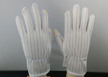 Half Finger ESD Anti Static Gloves Light Weight 15g Per Pair Class 10 - 1000