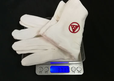 Light Weight Cotton Parade Gloves Customized Embroidery Logo Non Toxic Material