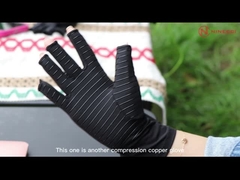 Guanti da lavoro di cotone tre punti di sutura linee sulla schiena lunga vita tempo